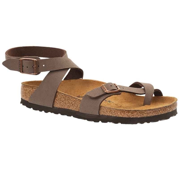 Birkenstock Other - Birkenstock Yara Ankle Strap Brown Sandals